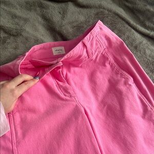 Aritzia Vibrant Pink Wide-Leg Pants
